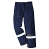 Pantalon ignifugé multirisque avec bandes réfléchissantes Marine – Portwest FR26NAR