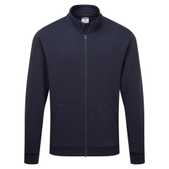 Sweat-shirt zippé antistatique ESD en coton et fibre de carbone Marine – Portwest AS25