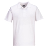 Polo jersey léger coupe ajustée col tricoté Blanc – Portwest L210, boîte de 48 pièces