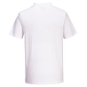 Polo jersey léger coupe ajustée col tricoté Blanc – Portwest L210, boîte de 48 pièces