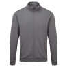 Sweat-shirt zippé antistatique ESD en coton et fibre de carbone Gris zoom – Portwest AS25