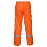Pantalon ignifugé multirisque avec bandes réfléchissantes Orange – Portwest FR26