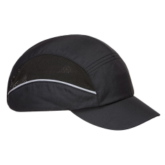 Casquette anti-heurt ventilée bande réfléchissante Noir – Portwest PS59