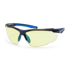 Lunettes de sécurité demi-monture anti-rayures anti-buée Ambre – Portwest PS37