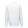 Sweat-shirt zippé antistatique ESD en coton et fibre de carbone Blanc – Portwest AS25