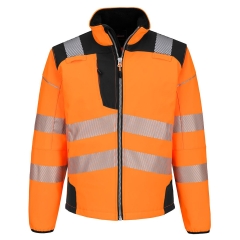 Veste softshell haute visibilité 3 couches classe 3 Orange/noir – Portwest T402