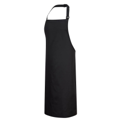Tablier à bavette polycoton professionnel cuisine Noir – Portwest S841