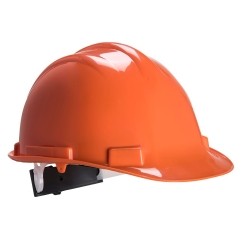 Casque de sécurité coque polypropylène harnais 4 points Orange – Portwest PW50