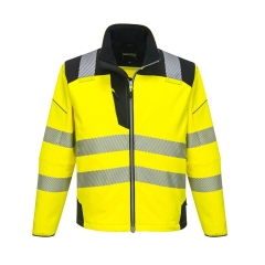 Veste softshell haute visibilité 3 couches classe 3 Jaune/noir – Portwest T402