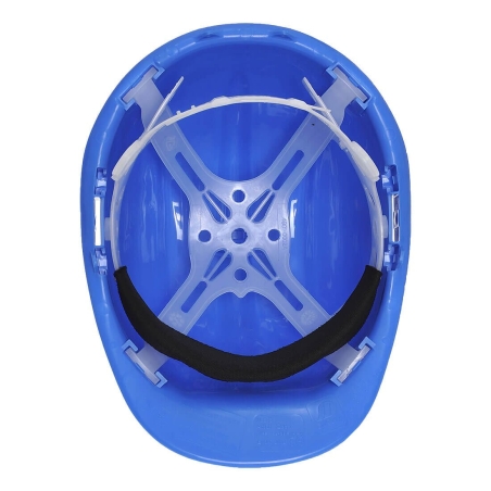 Casque de sécurité coque polypropylène harnais 4 points Bleu royal – Portwest PW50