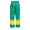 Pantalon combat haute visibilité bicolore classe 1 Jaune/théal – Portwest L049