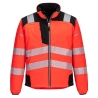 Veste softshell haute visibilité 3 couches classe 3 Rouge/noir – Portwest T402