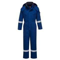 Combinaison hiver ignifugée antistatique grand froid Bleu royal – Portwest FR53