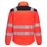 Veste softshell haute visibilité 3 couches classe 3 Rouge/noir – Portwest T402