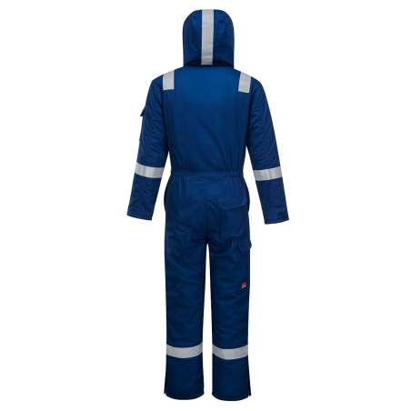 Combinaison hiver ignifugée antistatique grand froid Bleu royal – Portwest FR53