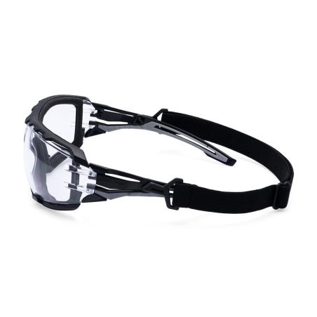Lunettes de sécurité enveloppantes avec joint et sangle Incolore – Portwest PR02