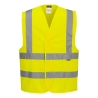 Gilet haute visibilité baudrier double ceinture classe 2 Jaune – Portwest C470