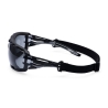 Lunettes de sécurité enveloppantes avec joint et sangle Fumé – Portwest PR02