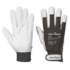 Gant de travail cuir de chèvre industries légères Noir – Portwest A250