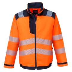 Veste haute visibilité bicolore classe 3 multipoches Orange/marine – Portwest T500