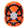 Casque travaux en hauteur ventilé ABS harnais 6 points Orange – Portwest PS63