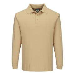 Polo manches longues ignifugé antistatique protection arc électrique Bronze – Portwest FR10