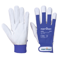 Gant de travail cuir de chèvre industries légères Bleu – Portwest A250
