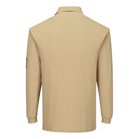 Polo manches longues ignifugé antistatique protection arc électrique Bronze – Portwest FR10