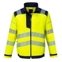 Veste haute visibilité bicolore classe 3 multipoches Jaune/marine – Portwest T500