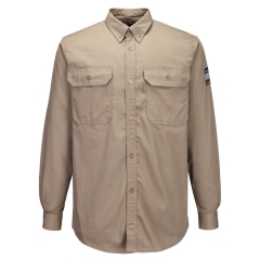 Chemise ignifugée protection arc électrique 88/12 Kaki – Portwest FR89