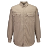 Chemise ignifugée protection arc électrique 88/12 Kaki – Portwest FR89