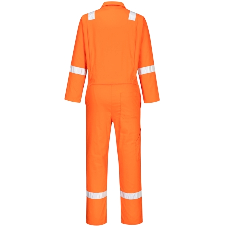 Combinaison de travail coton bandes réfléchissantes Orange – Portwest C814