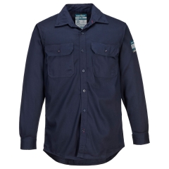 Chemise ignifugée protection arc électrique 88/12 Marine – Portwest FR89