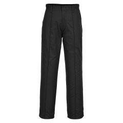 Pantalon de travail classique coupe droite avec pli cousu Noir – Portwest 2885