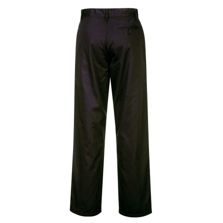 Pantalon de travail classique coupe droite avec pli cousu Noir – Portwest 2885