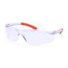 Lunette de protection enveloppante style sportif ultra légère Incolore/orange – Portwest PW38