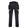 Pantalon de travail femme stretch 4X poche holster détachable Noir – Portwest DX452