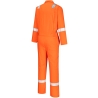Combinaison de travail coton bandes réfléchissantes Orange – Portwest C814