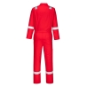 Combinaison de travail coton bandes réfléchissantes Rouge – Portwest C814