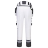 Pantalon de travail femme stretch 4X poche holster détachable Blanc – Portwest DX452