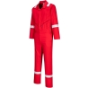 Combinaison de travail coton bandes réfléchissantes Rouge – Portwest C814