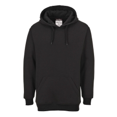 Sweat à capuche doublé grande poche kangourou Noir – Portwest B302