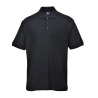 Polo de travail piqué poly/coton col 3 boutons Noir – Portwest B210