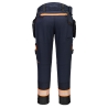 Pantalon de travail femme stretch 4X poche holster détachable Marine – Portwest DX452