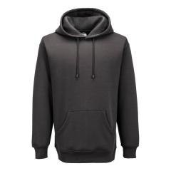Sweat à capuche doublé grande poche kangourou Gris métal – Portwest B302