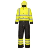 Combinaison haute visibilité matelassée contrast imperméable classe 3 Jaune/noir – Portwest S485