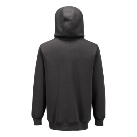 Sweat à capuche doublé grande poche kangourou Gris métal – Portwest B302