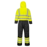 Combinaison haute visibilité matelassée contrast imperméable classe 3 Jaune/noir – Portwest S485