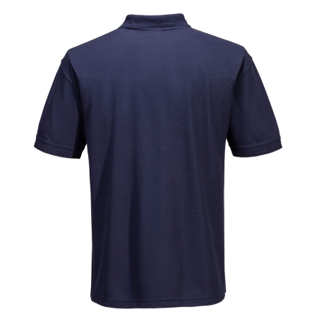 Polo de travail piqué poly/coton col 3 boutons Marine – Portwest B210NAR