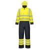 Combinaison haute visibilité matelassée contrast imperméable classe 3 Jaune/marine – Portwest S485